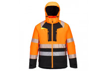 Hi-Vis Class 2 Winter Jacket Orange/Black Large