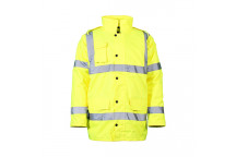 Hi Vis Parka Coat Yellow XXL