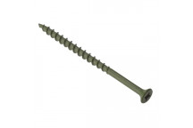 Decking Screw Pozi ST Green Anti-Corrosion 4.5 x 75mm (Box of 200)