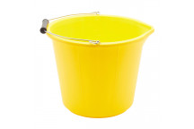14L Yellow Heavy Duty Builders Bucket