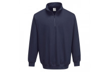 Half Zip Sweatshirt Navy Small