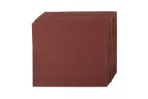 Emery Cloth 80 Grit Sheets (Pack of 10)