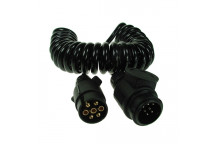 13 Pin to 7 Pin Curly Extension Lead
