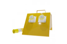 4-Way 110v Splitter Box - 32A inlet to 4x16A Sockets