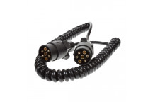 2.5m Curly Decon Connecting Ext Lead