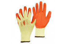 Latex Palm Coated Grip Glove Size 9