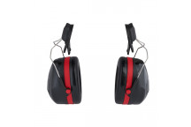 3M PELTOR Optime III Earmuffs, Black/Red, Helmet Mounted