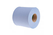 Blue Towelling Centrefeed Rolls (Pack of 6)