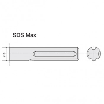SDS Max Floor Tile Scraper