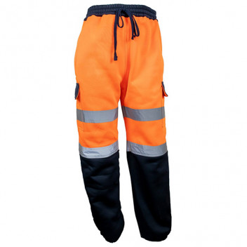 Hi Vis Joggers Orange Large