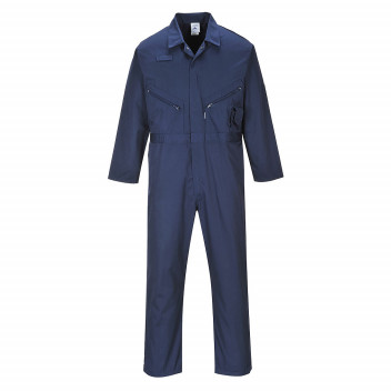 Liverpool Zip Coverall Boiler Suit Navy Tall XXXL