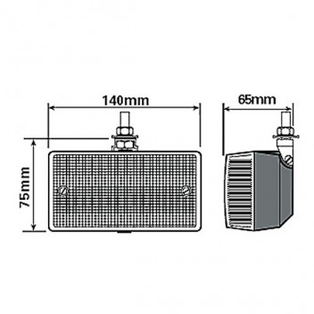 12V Bulb Reversing Lamp