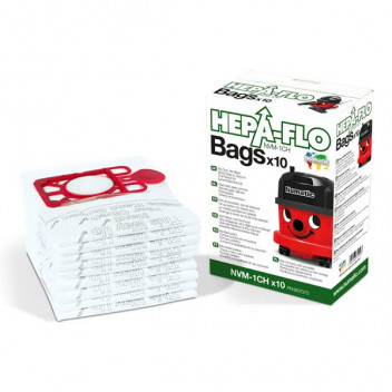 Numatic NVM-1C HepaFlo Vac Bags (Pack of 10)
