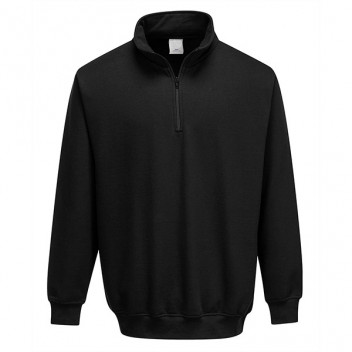 Black Half Zip Sweatshirt Size S