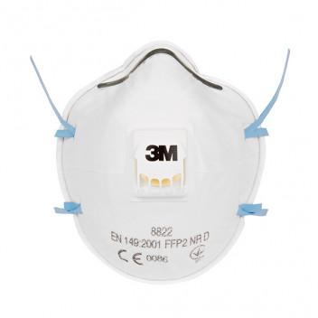 3M Particulate Respirator, FFP2, Valved, 8822