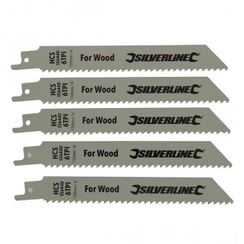 Wood Recip Blade 150mm (Pack of 5)