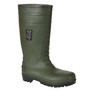 Green Safety Wellington Size 11
