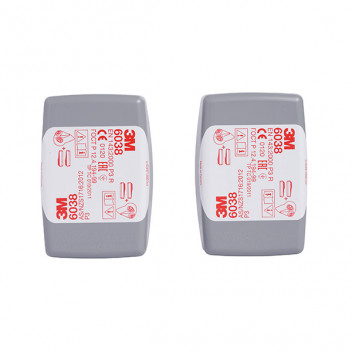 3M P3 R Particulate Filter 6038 (Pack of 2)