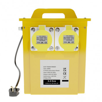 Portable 3.3kva Transformer 110V 2x16A