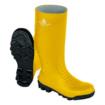 Yellow Safety Wellington Size 9