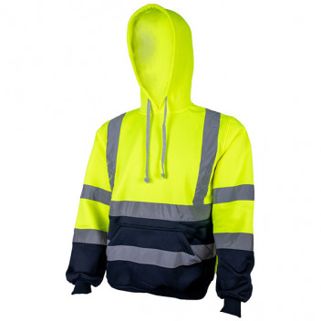 Hi Vis Hoodie Yellow Small