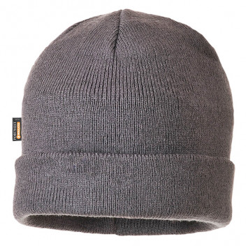 Insulated Knit Beanie Grey