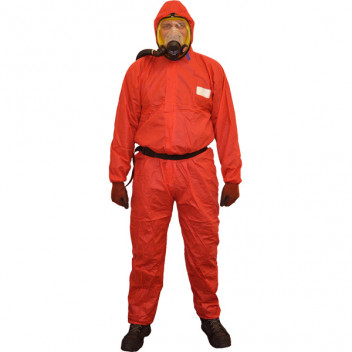 Evergard Type 5/6 Disposable Coveralls - Red XXL
