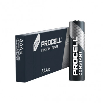Duracell Procell AAA Alkaline Batteries (Pack of 10)