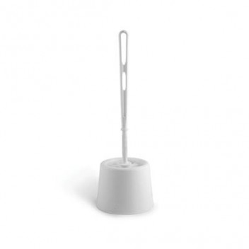 Toilet Brush & Holder - White