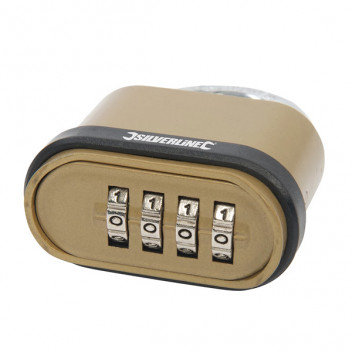 Silverline Zinc Alloy Combination Padlock 4-Digit