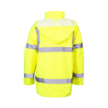 Hi Vis Parka Coat Yellow Large