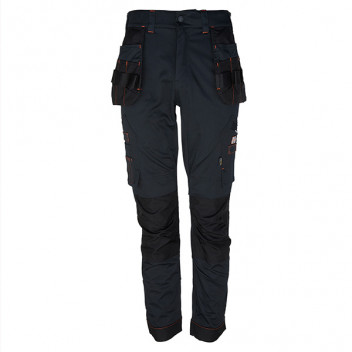 Black Premium+ Contractor Trousers 32L