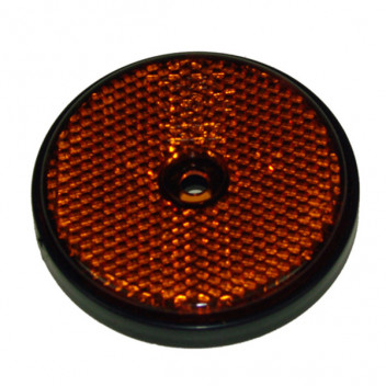 Round Side Reflectors Orange