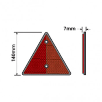 Red Triangle Reflectors