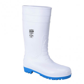 White Safety Wellington Size 6