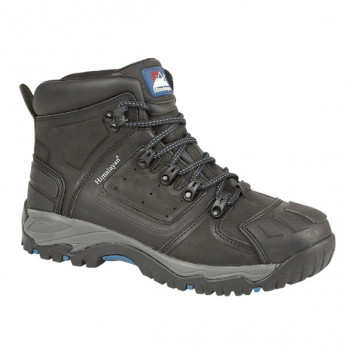 Black Waterproof S3 SRC Ankle Safety Boot Size 7