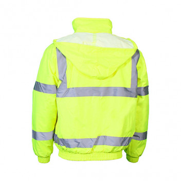 Hi Vis Bomber Jacket Yellow Small