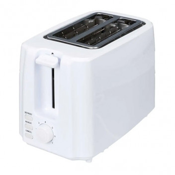 2 Slice Toaster - White