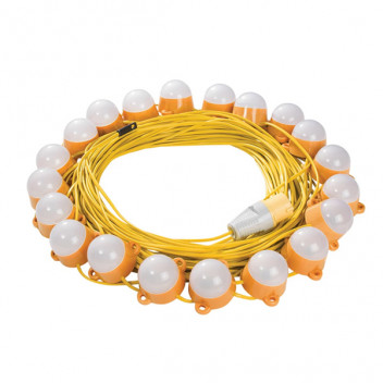 Defender 50m 100W LED Festoon Lights 110v