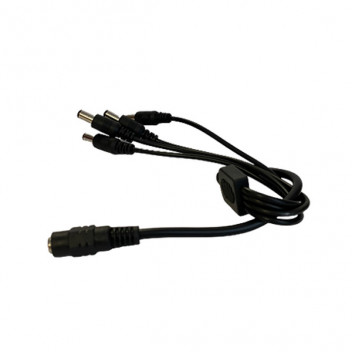 CCTV 4 Way Splitter Lead