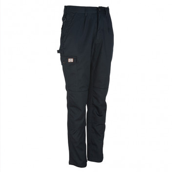 Black Basic Contractor Trousers 32 Reg