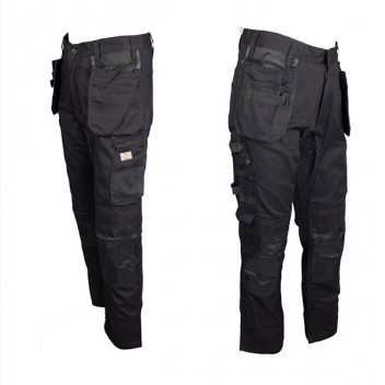 Black Stretch Premium Trousers 34R