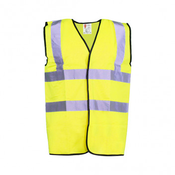 Hi Vis Waistcoat Yellow Large