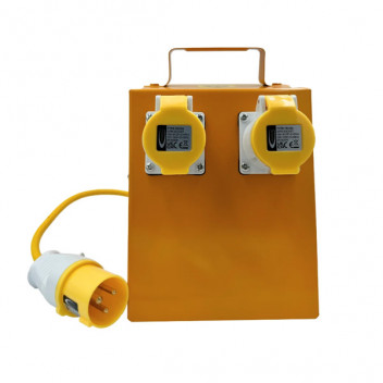 4-Way 110v Splitter Box - 16A inlet to 4x16A Sockets