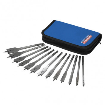Faithfull Flat Bit Set (13 Pieces)