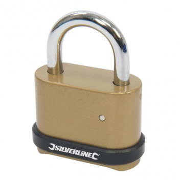 Silverline Zinc Alloy Combination Padlock 4-Digit