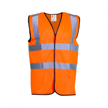 Hi Vis Waistcoat Orange Medium