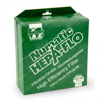 Numatic NVM-2B HepaFlo Vac Bags (Pack of 10)