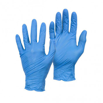 Blue Disposable Nitrile Gloves Medium (Box of 100)